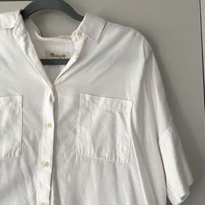 Madewell oversized collared button-down shirt